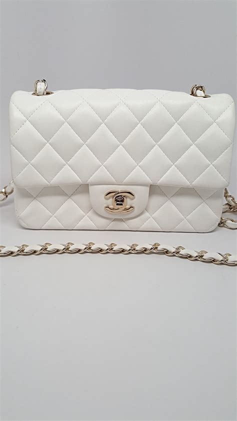 off a white chanel bag|Chanel bags white color.